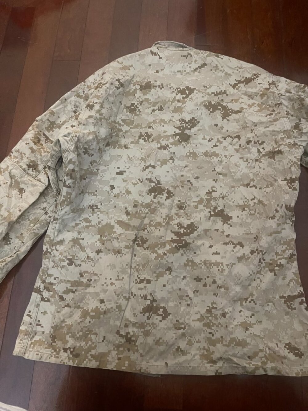 USMC Desert MARPAT Combat Shirt Medium Regular - Picture 2 of 7